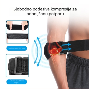 Košarkaški sportski kompresijski zglob lakta, podesivi štitnik za lakat, vanjski badminton, fitness oprema