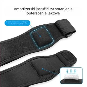 Košarkaški sportski kompresijski zglob lakta, podesivi štitnik za lakat, vanjski badminton, fitness oprema