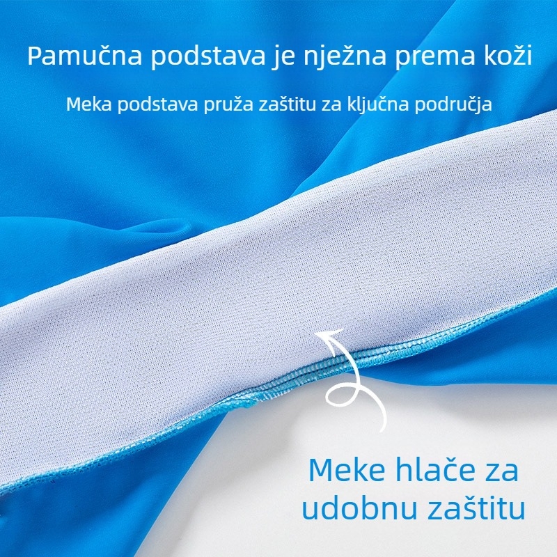 Dječji kupaći kostim za dječake 2025. Novi jednodijelni kupaći kostim za dječake srednje i velike veličine, kupaći kostim za trening s crtanim motivom, okrugli izrez, udoban