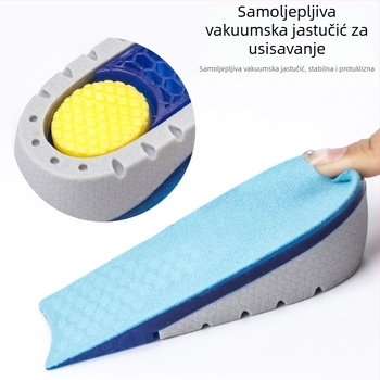 TPE podupirač s polu-jastučićem za muškarce i žene, mekani i udobni sportski nevidljivi elastični saćasti uložak koji ne umara stopala