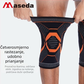 Novi silikonski opružni čep za koljeno, protuklizni oslonac za koljeno, topli uže za preskakanje, biciklizam, planinarenje, silikonski prsten za sportsku čašicu koljena