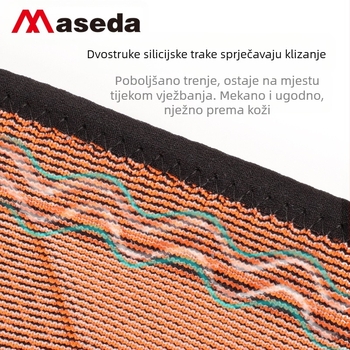 Novi silikonski opružni čep za koljeno, protuklizni oslonac za koljeno, topli uže za preskakanje, biciklizam, planinarenje, silikonski prsten za sportsku čašicu koljena