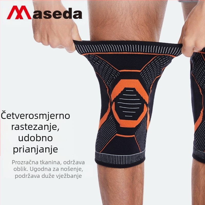 Novi silikonski opružni čep za koljeno, protuklizni oslonac za koljeno, topli uže za preskakanje, biciklizam, planinarenje, silikonski prsten za sportsku čašicu koljena