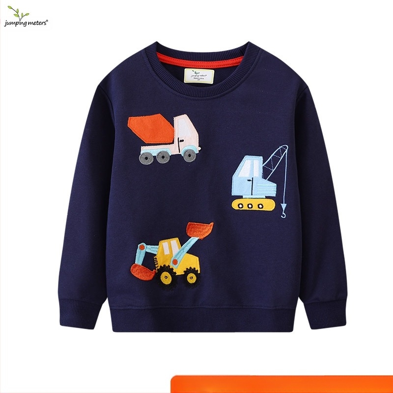 Dječji pulover za proljeće i jesen 2024. Novi pleteni izvezeni top za dječake, široki kaput u zapadnjačkom stilu