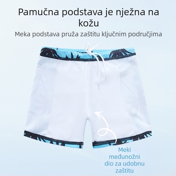 Dječji kupaći kostimi za dječake srednje i velike dobi, Split 2025., novi dječji kupaći kostim, kupaće gaće s kremom za sunčanje, kupaće odijelo s vrućim izvorima