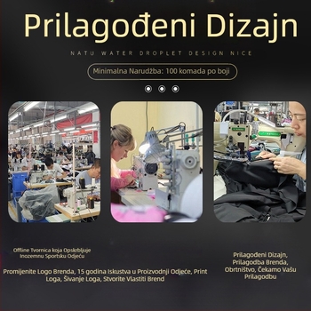 Fitness odjeća za jogu, visoko elastične, brzosušeće sportske kompresijske hlače, prilagođene košarkaške štitnike za koljena, capri hlače za muškarce