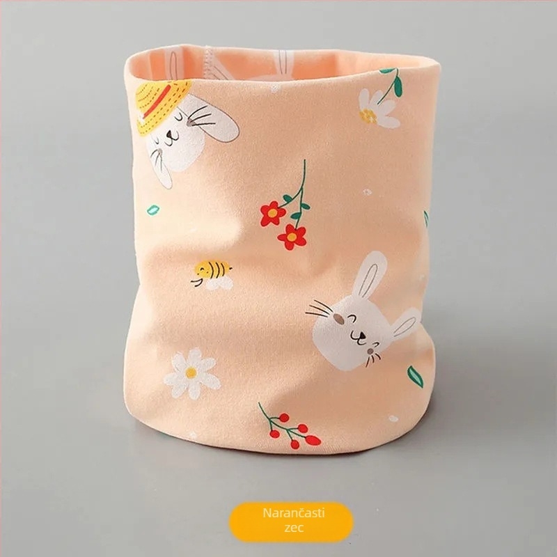 2024 Novi dječji šal od pamuka bez kostiju za jesen i zimu, topli dječji šal otporan na vjetar i vrat