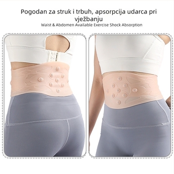 SEBS magnetska zaštita za struk, trčanje, biciklizam, sportski magnetski pojas pod tlakom, mekani zaštitnik za fitness