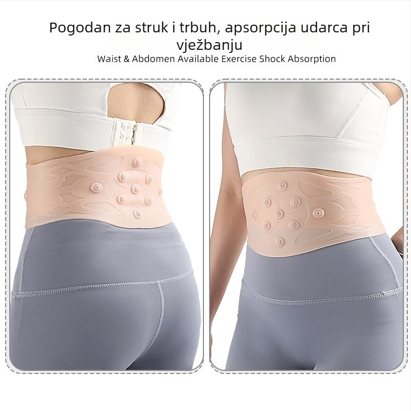 SEBS magnetska zaštita za struk, trčanje, biciklizam, sportski magnetski pojas pod tlakom, mekani zaštitnik za fitness