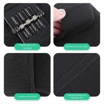 Podesivi pojačivač koljena, zglob koljena, fiksni zaštitni rukav za patelu, čučanj, vanjski planinarski štitnik za koljena protiv sudara