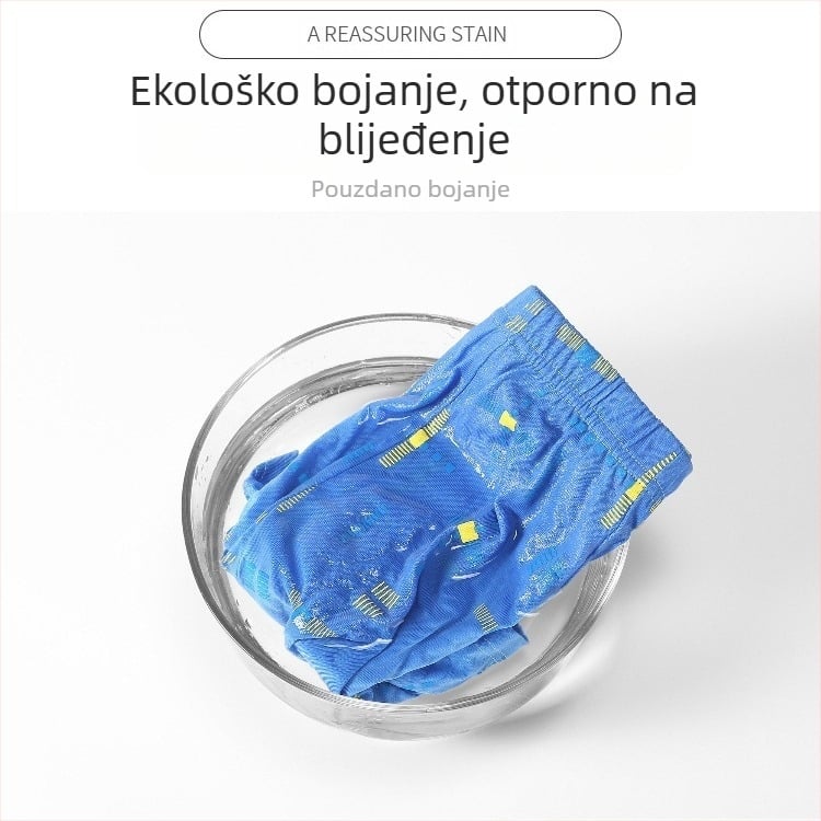 Muške donje rublje, bokserice, prozračne pamučne hlače koje upijaju znoj, za srednju i stariju dob, široke, velike veličine, moderne bokserice s printom