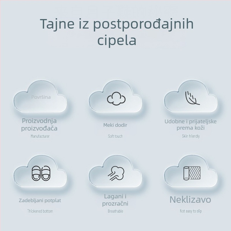 Ljetne trudničke cipele, prozračne, neklizajuće, postporođajne, proljetne i jesenske trudničke ljetne papuče s mekim potplatom, cipele za trudnice