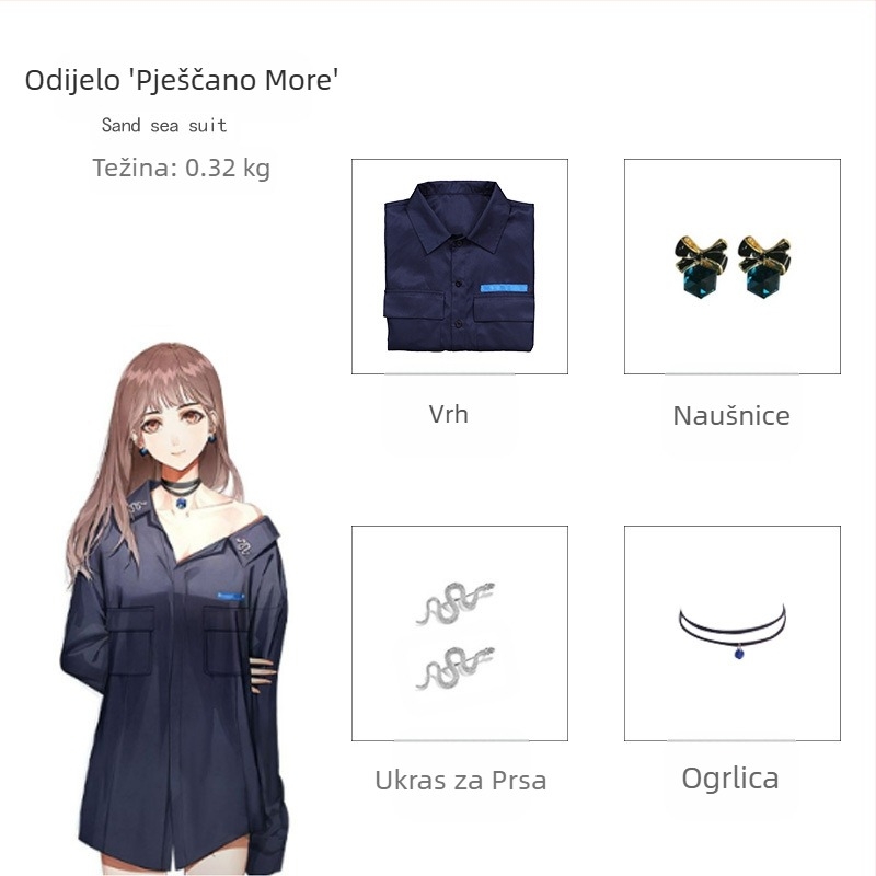 Svjetlo i noć ljubavna odjeća za cosplay Youyou ljetna ženska majstorica svjetla ljubav besane noći SHA mi Haiyou majica ženska COS