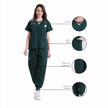 Veleprodaja na zalihi odjeća za pranje liječnika, odjeća za operacijsku salu, odjeća za medicinske sestre, kozmetički salon, odijelo za brzosušeću bolničku radnu odjeću