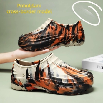 Muške cipele za vanjsku trgovinu, zimske kuhinjske radne cipele, ležerne radne cipele, sportske papuče s debelim potplatom, generacija kose
