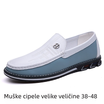 Prekogranične ležerne Doudou muške cipele plus veličina 48, muške cipele za vanjsku trgovinu, udobne lijene cipele s navlakom za stopala na zalihi