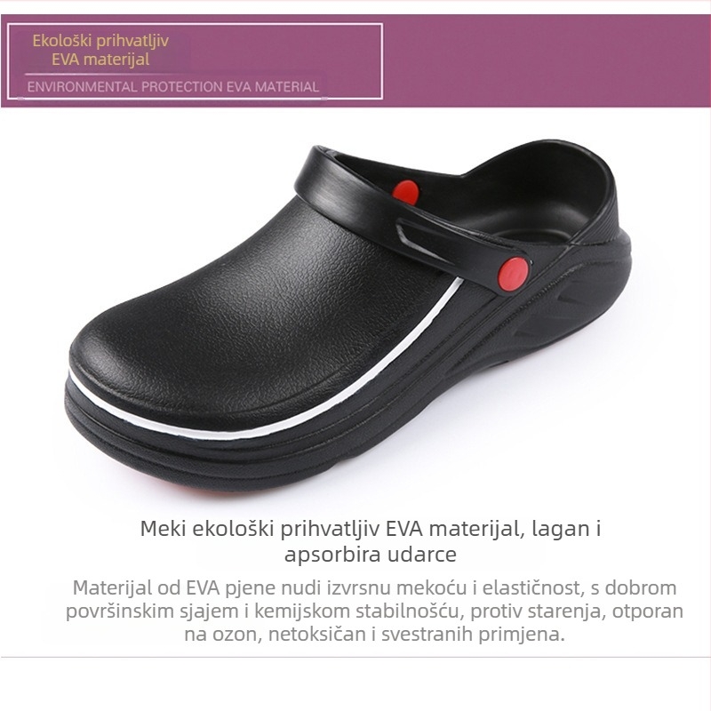 Kuharske cipele, Zaštitne cipele za rad, Zaštitne cipele, Kuharske cipele, Radne cipele, Otporne na ulje, Neklizajuće, Vodootporne radne cipele