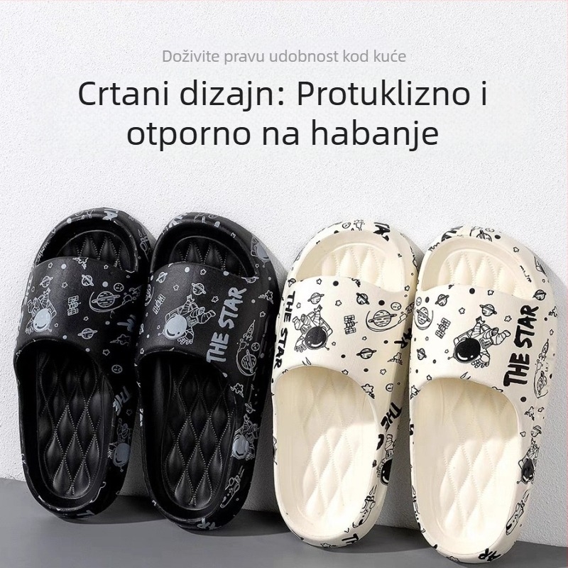 Sandale i papuče s osjećajem gaženja po izmetu, muške ljetne vanjske/unutarnje kućne papuče, kupaonske/kada, neklizajuće eva sandale i papuče, ženske