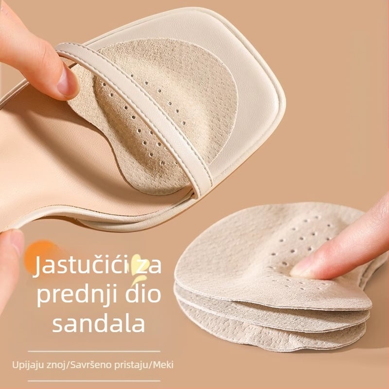 Ulošci za sandale, Visoke pete, Jastučići za prednji dio stopala, Posebni protuklizni jastučići za znojna stopala, Samoljepljivi nevidljivi neumorni artefakt za stopala, Super mekani