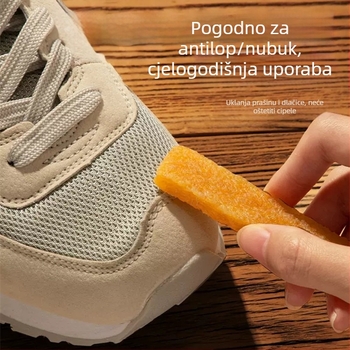 Prave Jiefu Shi maramice za uklanjanje mrlja od brušene kože za zimske čizme od brušene kože, maramice za čišćenje jelenje kože, gumice za brisanje bijelih cipela