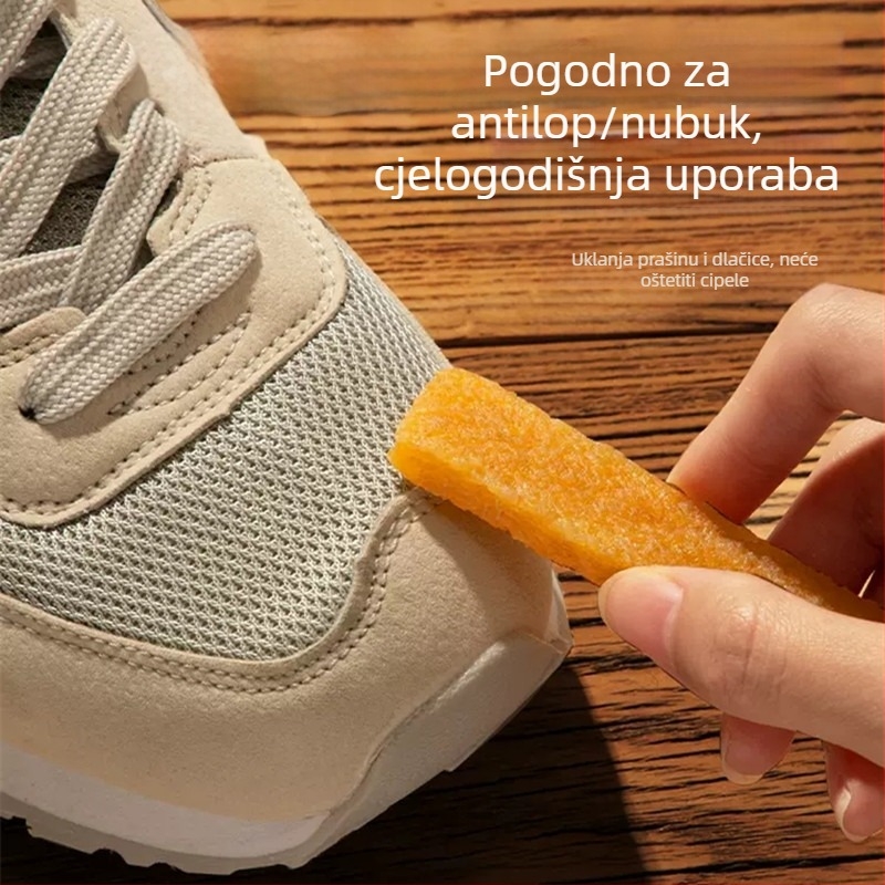 Prave Jiefu Shi maramice za uklanjanje mrlja od brušene kože za zimske čizme od brušene kože, maramice za čišćenje jelenje kože, gumice za brisanje bijelih cipela