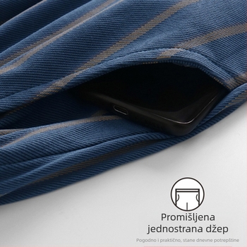 Pidžama za muškarce, proljetne i jesenske, dugih rukava, ležerna, za dječake i tinejdžere većih veličina, tanko zimsko kućno odijelo, može se nositi vani.