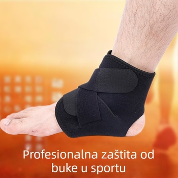 Kompresijska sportska steznica za gležanj, prozračna, upija znoj, topla, zaštitna, za gležanj, za muškarce i žene