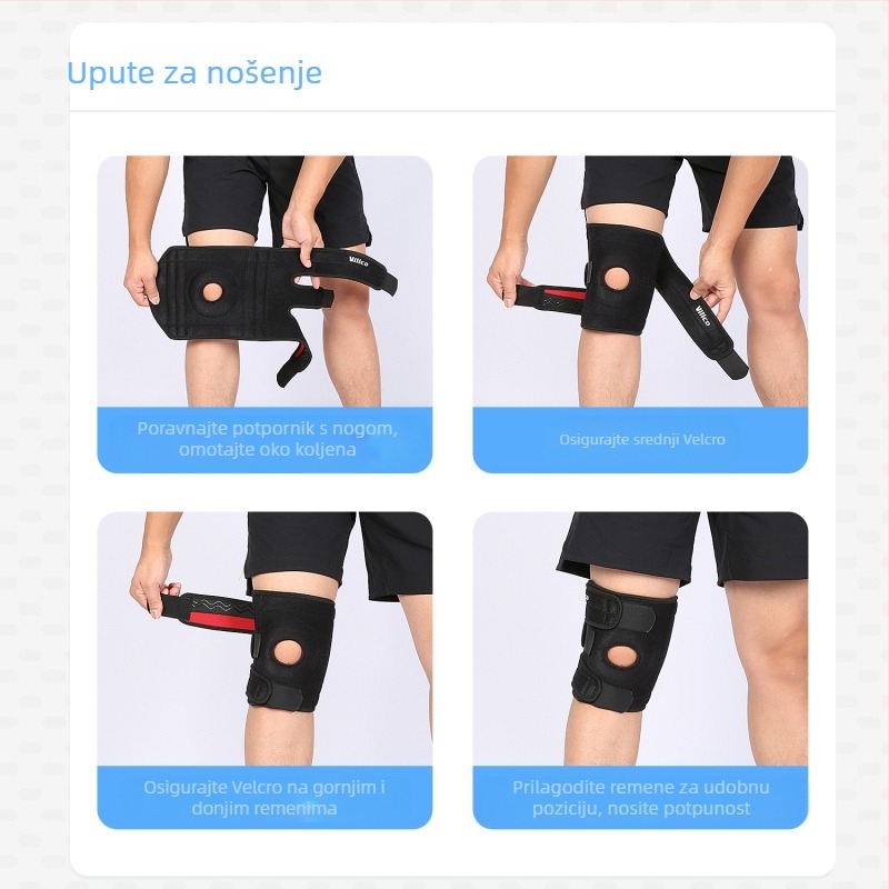 Vilico muški i ženski proljetni i ljetni prozračni štitnici za koljena pod tlakom za trčanje, sportove na otvorenom, veleprodaja zaštitne opreme