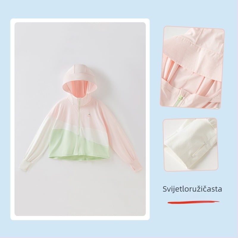 Djevojačka odjeća za sunčanje Dječji ogrtač Ljetni dječji kaput s UV zaštitom Dječja odjeća za sunčanje