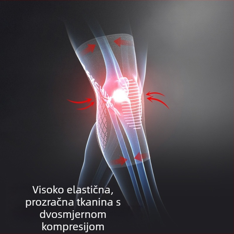 Novi sportski štitnici za koljena za muškarce i žene, silikonski, neklizajući, za čučanj i košarku, prozračni štitnici za koljena HX03