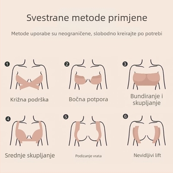 Naljepnica za prsa, traka za podizanje malih prsa za žene, velika prsa, mala, protiv opuštanja, ljetni zavoj za male prsa, rastezljiva tkanina
