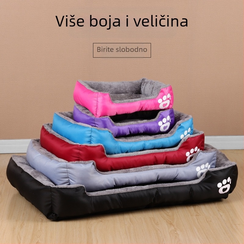 Uklonjiva i periva kućica za kućne ljubimce, podloga za mačke, topla podloga za četiri godišnja doba, poligonalna oprema za kućne ljubimce, veleprodaja kućica za kućne ljubimce