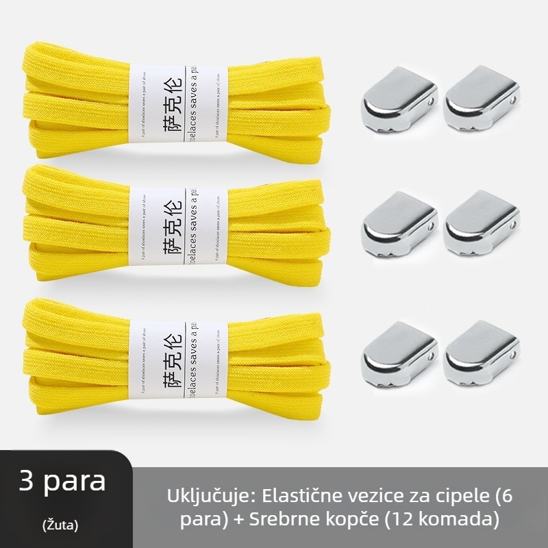 Male bijele muške i ženske cipele bez vezica, dječje labave crno-bijele ravne vezice s kopčom od užeta za vezice, bez vezica