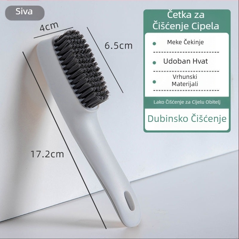 Četka za cipele u kontrastnoj boji, nordijska četka za rublje, mekana četka za kućanske cipele, četka za čišćenje odjeće, četka za cipele s dugom ručkom