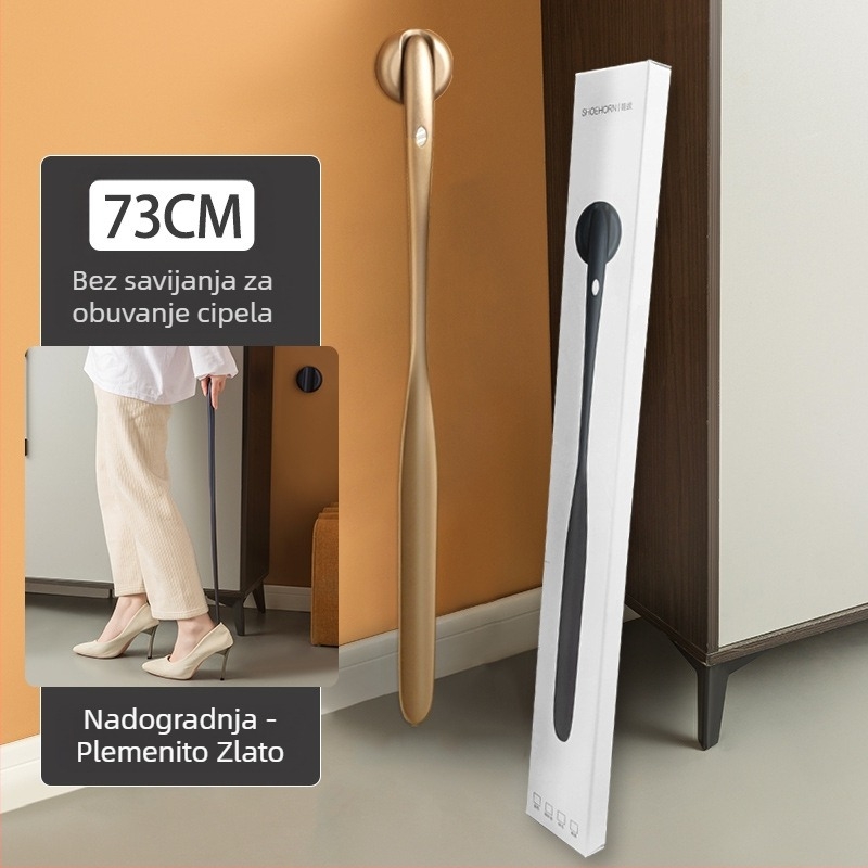 Produžena magnetska žlica za cipele za nošenje cipela bez saginjanja, podizač cipela za starije osobe i trudnice, visokokvalitetna plastična žlica za cipele i žlica za cipele za prekogranični promet