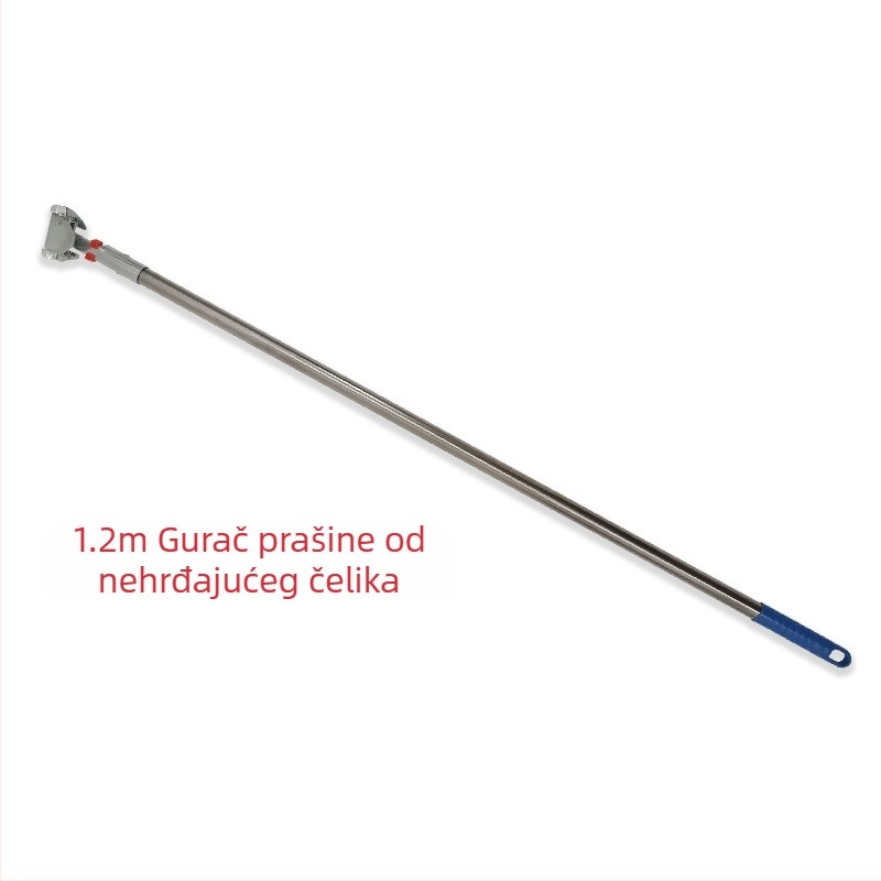 Spiralna drvena metla s motkom, nova čvrsta drvena drška, 96 cm, drvena duga drška, jedna dugačka metla Tiao, kućanska, tvornica, škola