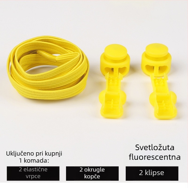 Muške i ženske lijene vezice za cipele, dječje elastične tenisice bez vezica, male bijele cipele bez vezica, moderna kopča s elastičnom kopčom, osobni izgled