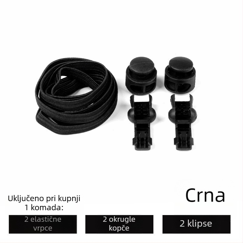 Muške i ženske lijene vezice za cipele, dječje elastične tenisice bez vezica, male bijele cipele bez vezica, moderna kopča s elastičnom kopčom, osobni izgled