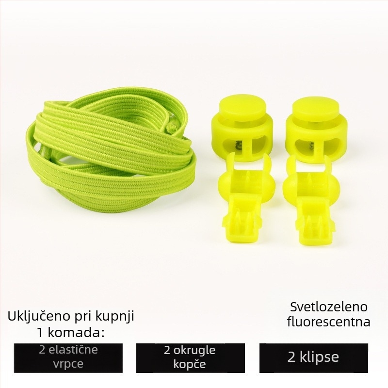 Muške i ženske lijene vezice za cipele, dječje elastične tenisice bez vezica, male bijele cipele bez vezica, moderna kopča s elastičnom kopčom, osobni izgled