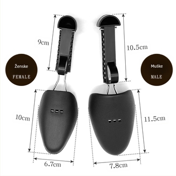 Proizvođač plastičnih nosila za cipele s podesivim plastičnim nosačima za cipele Muški i ženski plastični nosili za cipele s podesivim plastičnim nosačima za cipele