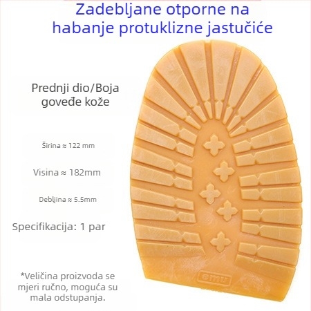 Potplat od goveđe tetive, planinarenje, klizne tenisice otporne na habanje, zamjena za pad, gumene kožne naljepnice za potplat