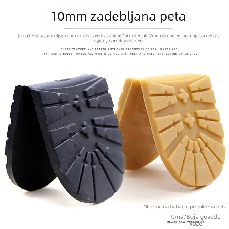 Potplat od goveđe tetive, planinarenje, klizne tenisice otporne na habanje, zamjena za pad, gumene kožne naljepnice za potplat