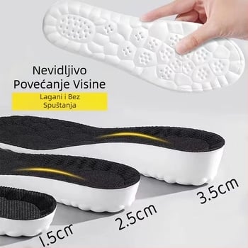 Osjećaj koraka pri gaženju, povećani uložak za muškarce, super mekani uložak za apsorpciju udaraca, povećani ženski sportski dezodorans sa zračnim jastukom, prozračni, veleprodaja