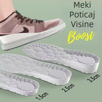 Osjećaj koraka pri gaženju, povećani uložak za muškarce, super mekani uložak za apsorpciju udaraca, povećani ženski sportski dezodorans sa zračnim jastukom, prozračni, veleprodaja