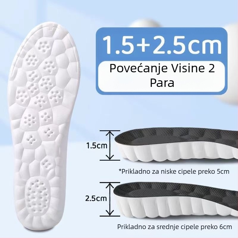 Osjećaj koraka pri gaženju, povećani uložak za muškarce, super mekani uložak za apsorpciju udaraca, povećani ženski sportski dezodorans sa zračnim jastukom, prozračni, veleprodaja