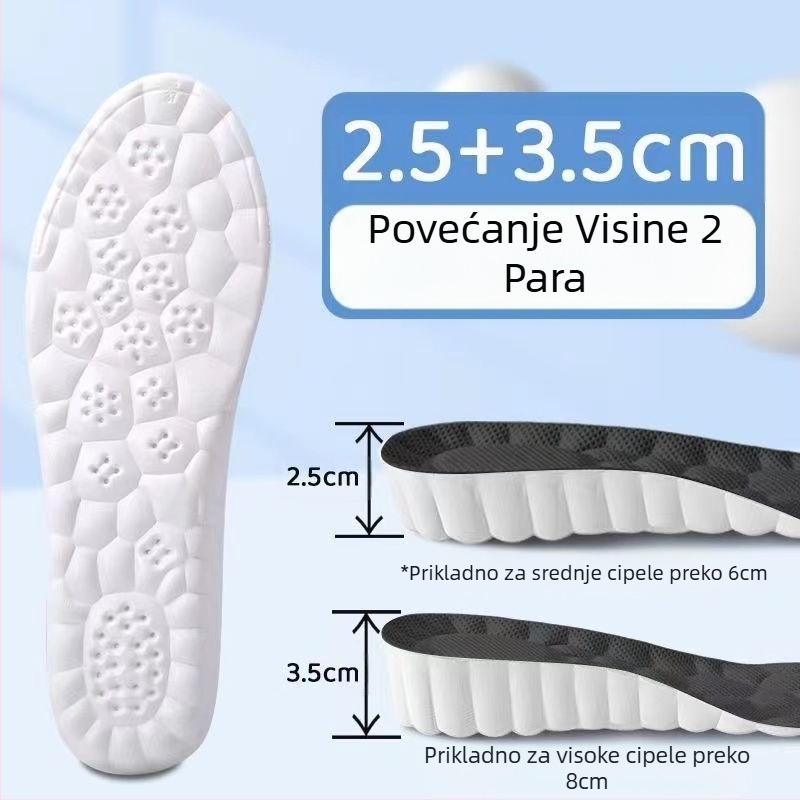 Osjećaj koraka pri gaženju, povećani uložak za muškarce, super mekani uložak za apsorpciju udaraca, povećani ženski sportski dezodorans sa zračnim jastukom, prozračni, veleprodaja