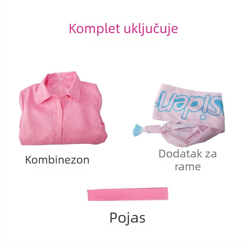 Film Barbie Cos odijelo iz stvarnog života, haljina, tajice, cosplay, igranje uloga za Noć vještica