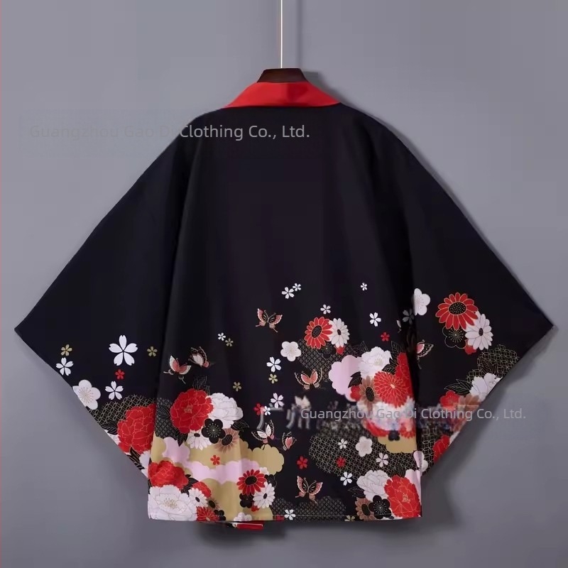 2024 Amazon prekogranični novi japanski crtani film, 3D printani kimono za muškarce i žene, ogrtač, vanjska odjeća, pidžama, kardigan, ljeto