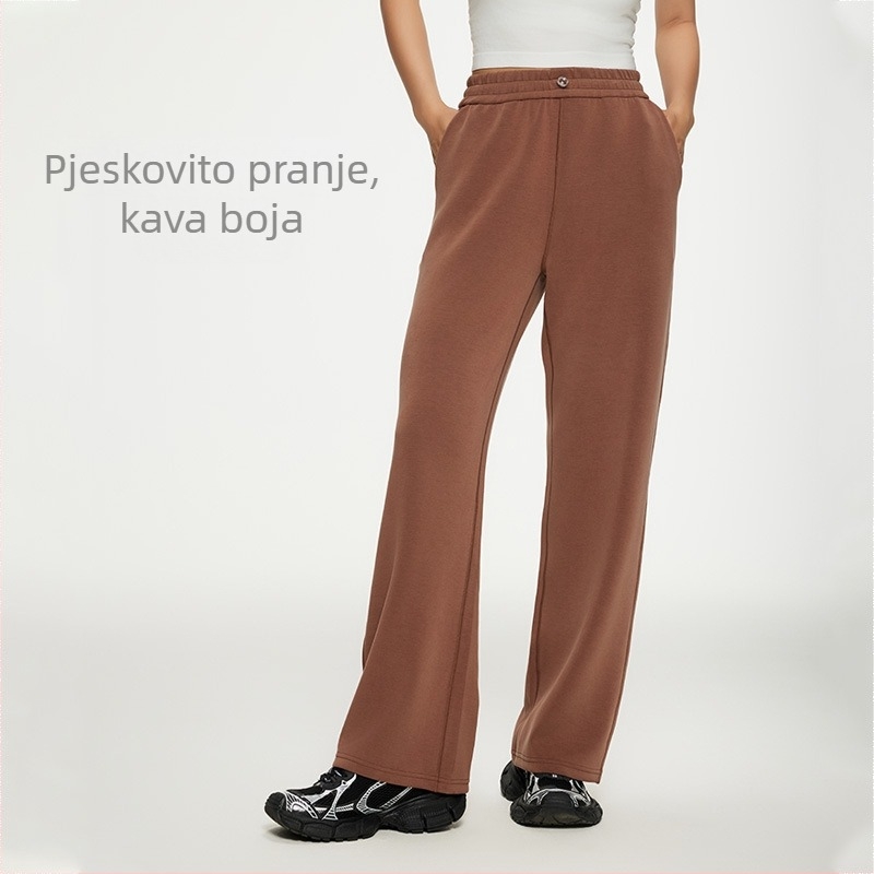 Ženske trenirke Lanjing modal, proljetne i jesenske, korejske, za mršavljenje, šuplje, tople i široke, za pohranu topline