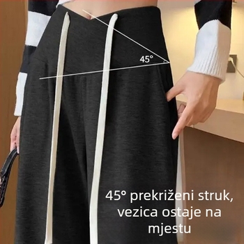 Haljina za trudnice za izlaske u proljeće i jesen, novi stil, podesiva uz vezicu, male moderne hlače za mame koje nose nakon poroda